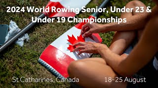 2024 World Rowing Senior Under 23 Under 19 Championships  Live Stream Day 3  morning session [upl. by Hadwyn]