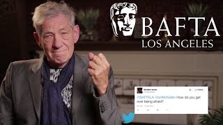 Sir Ian McKellen answers your Twitter questions  BAFTA Los Angeles Behind Closed Doors [upl. by Eille]