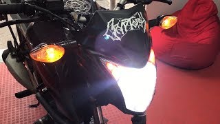 COMBO LUCES LED  ESTACIONARIAS HONDA CB160F [upl. by Yrad]