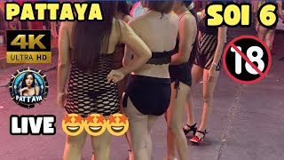 Thailand soi 6 Pattaya Live 07 February 2024 [upl. by Kcirre320]