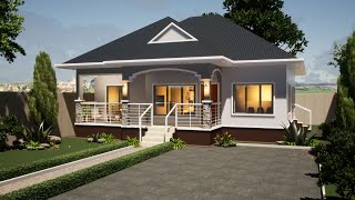 BUNGALOW HOUSE DESIGN WITH AMAZING FLOOR PLAN amp INTERIOR WALKTHROUGH [upl. by Mack709]