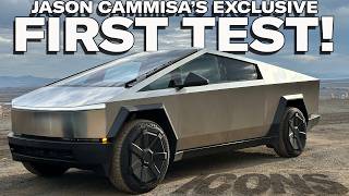 Exclusive 2024 Tesla Cybertruck Full Review amp Drag Race w R1T amp Hummer — Jason Cammisa on the ICONS [upl. by Ahsayn575]