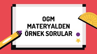 OGM Materyalden Örnek Sorular 1 [upl. by Lambard]