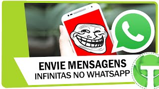 Como enviar mensagens infinitas no WhatsApp [upl. by Angelis]