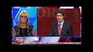 Faith Goldy Imitates amp Mocks Justin Trudeau Speaking Style [upl. by Jaan]