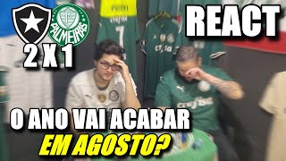 REACT BOTAFOGO 2 X 1 PALMEIRAS  LIBERTADORES 2024  quotPARDABELquot ATACA NOVAMENTE JÁ SABIAMOS [upl. by Llevert]