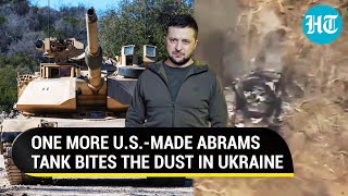 Russia Blows Up 4th USmade M1 Abrams Tank Near Avdiivka Ukraines Stocks Reduced To 27 [upl. by Bound231]