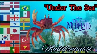 Under The Sea 2023 MultiLanguage From quotThe Little Mermaidquot 23 Languages [upl. by Nisotawulo]