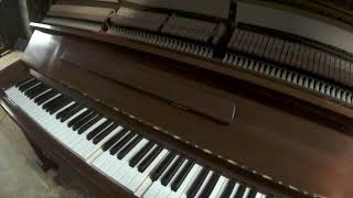 Yamaha MX100 II disklavier upright player piano [upl. by Sarkaria]