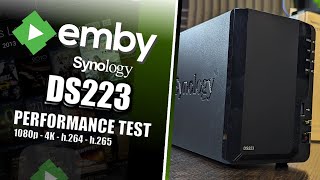 Synology DS223 NAS Emby Media Server Tests [upl. by Bethena]