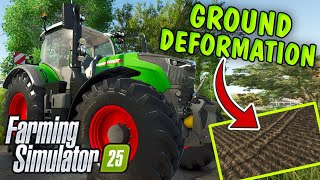 FARMING SIMULATOR 25  Ground Deformation Revealed Wet Rain Environmental Improvements [upl. by Quackenbush]