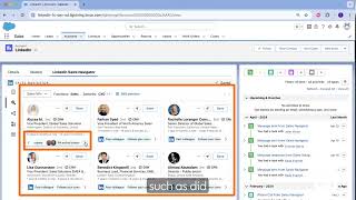 LinkedIn Sales Navigator amp Salesforce CRM Integration Demo [upl. by Nikoletta]