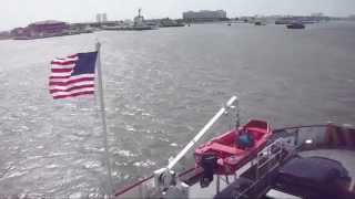 Port Bolivar Ferry Ride over to Galveston Island [upl. by Lasko]