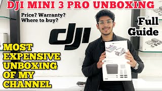 My New Drone DJI Mini 3 Pro 2023 Unboxing amp Full Guide Price Where To Buy The BEST Drone in 2023 [upl. by Anilemrac]