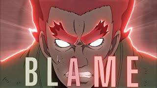 BLAME  Might Guy  FAST AMV [upl. by Llemmart57]