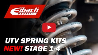 Eibach UTV Spring Kits New Stage 1  4 Overview [upl. by Sonny471]