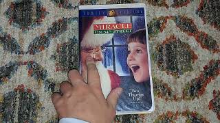 Miracle On 34th Street 1994 Version VHS Review [upl. by Haridan]