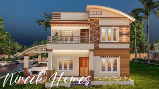 Beautiful House Design  Exterior Looks Elegant  600 sqm  Nireck Homes [upl. by Masuh711]