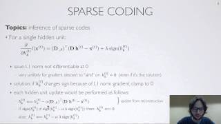 Neural networks 82  Sparse coding  inference ISTA algorithm [upl. by Arraek261]