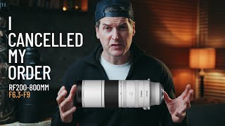 Canon RF 200800  Small Aperture Lenses are Frustrating for Wildlife Photography [upl. by Ilajna]