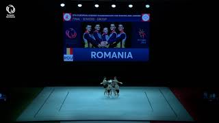 Romania  2021 Aerobics European Champion groups [upl. by Gaskins945]