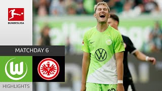 VfL Wolfsburg  Eintracht Frankfurt 20  Highlights  Matchday 6 – Bundesliga 202324 [upl. by Marozas]