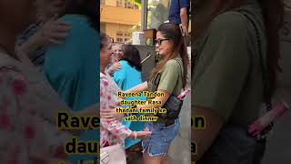 Raveena Tandon daughter rasa thadani brother Rajiv thadanishorts [upl. by Ahsiat671]