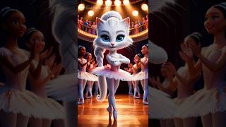 Ballet Cute Cat 🩰 cat ai cats aicat cute cutecat funny kitten kitty story anime [upl. by Htomit]