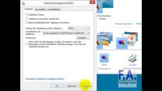 Windows 8  Taskleiste fixieren [upl. by Saideman]