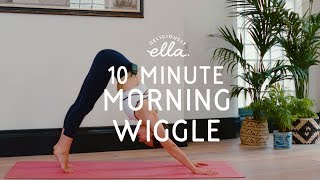 Yoga with Deliciously Ella  10 Minute Morning Wiggle [upl. by Esmerelda952]