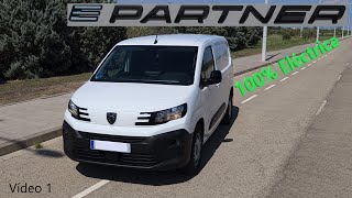 Nueva Peugeot E Partner 2024 100 eléctrica [upl. by Ieluuk]