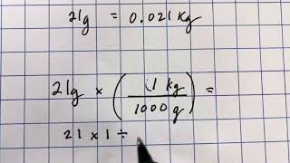 How to convert grams to kilograms [upl. by Giza]