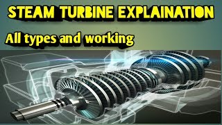 Steam turbine  tutorial  working  types  how steam turbine works  explained in detail [upl. by Bartle]