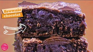 🍫 RECETTE DE BROWNIE AU CHOCOLAT FACILE 🍫 [upl. by Pavyer]