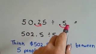 Grade 6 Math 26b Using money to understand dividing decimals [upl. by Herzen]