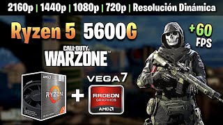 Warzone 3 Test AMD Ryzen 5 5600G 16GB Ram no GPU [upl. by Eldin]