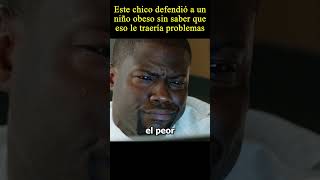 🤣Este chico defendio a un niño obeso sin saber que moviemovie mrbeast pelicula pelis [upl. by Lohman]