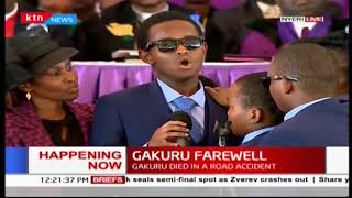 EmotionalThe late Wahome Gakurus Son sings for his late father [upl. by Wasserman]