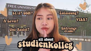 HOW TO APPLY TO STUDIENKOLLEG UNI ASSIST VISA ETC  Study in Germany [upl. by Amhsirak395]