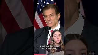 Trump nominates Dr Oz to lead the Centers for Medicare and Medicaid Services [upl. by Renee]