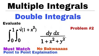 3 Double Integrals  Problem2  Multiple Integrals  Complete Concept [upl. by Ludly]