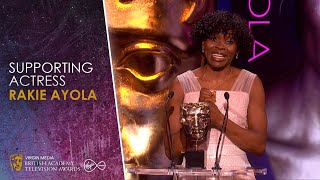 Rakie Ayolas Moving Speech for Supporting Actress Win for Anthony  BAFTA TV Awards 2021 [upl. by Annas]