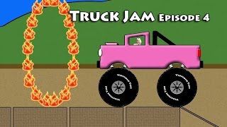 Vids4kidstv  Truck Jam Episode 4 [upl. by Ecadnak]