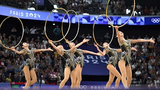 Paris Olympics China becomes first nonEuropean country to win rhythmic gymnastics gold [upl. by Nahshu]