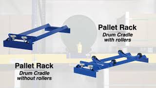 Pallet Rack Drum Cradle Feature Video [upl. by Horst255]