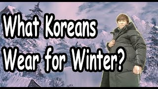 What Koreans Wear During Winter [upl. by Haden173]