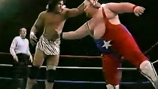 Rusty Brooks amp Terry Gibbs vs Jimmy Snuka amp Tonga Kid1284 Championship [upl. by Shaina]