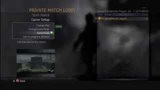 Cod4 bots lobby in private match [upl. by Ellehcor]