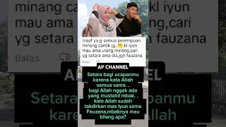 Setara Bagi Ucapanmu Mbak Kata Allah Gak Ada Yang Mustahil  masiyun fauzana fypyoutube shorts [upl. by Ahtnams]