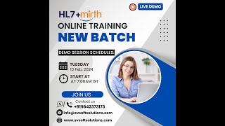 HL7 Training Tutorials for Beginners  HL7Mirth Online Training Tutorials [upl. by Yetta]